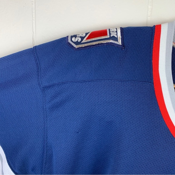 Vintage Starter New York Rangers Retro Hockey Jersey Blue Men’s Large RARE - Picture 9 of 9